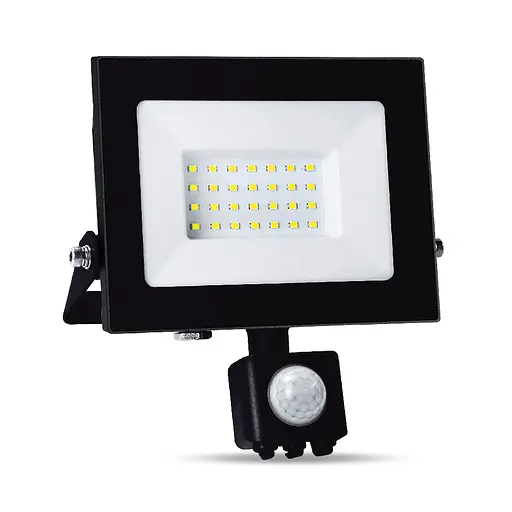 Світлодіодний прожектор Ardero LL-2030ARD 30Вт 6500K з датчиком руху чорний - фото 3