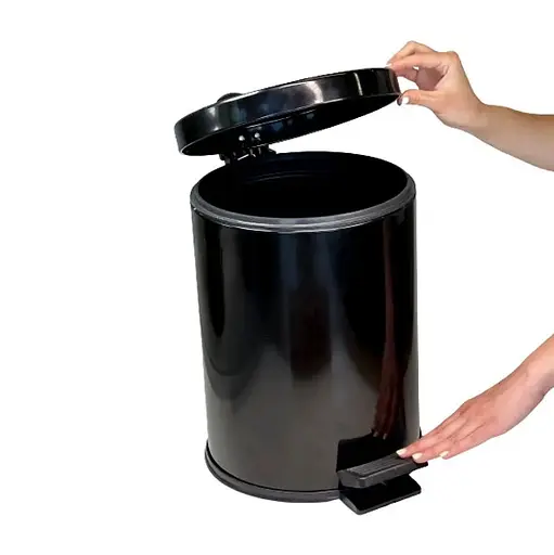 Відро для сміття з педаллю Mertinox 12 л Чорний 4501.2435S.430.05  - фото 4