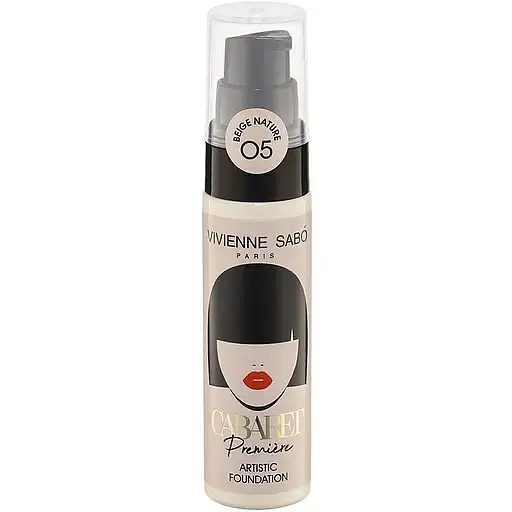 Тональний крем Vivienne Sabo Cabaret Premiere Artistic Foundation зі сценічним ефектом відтінок 05 (Beige Nature) 25 мл - фото 1
