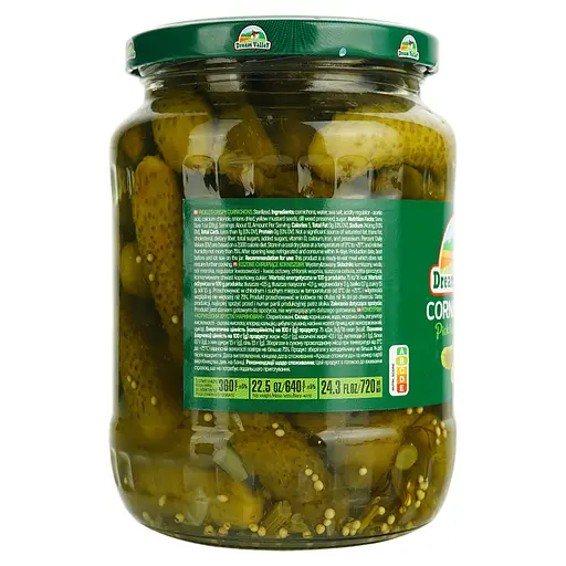 Корнишоны Dream Valley Хрустящие 640 г - фото 2