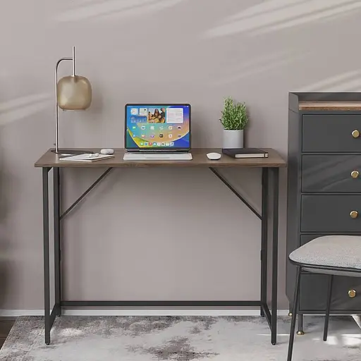 Стіл розкладний Моріс Ferrum-decor 750x1000x600 Чорний метал ДСП Дуб Сонома Трюфель 16 мм (FRD-104673) - фото 4