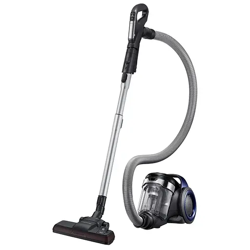 Пылесос Samsung VC05K71F0HB/UK Blue/Black 550 W без мешка Cyclone Force with Anti-tangle Turbine управление на ручке мини-турбощетка щетка 2в1 - фото 6