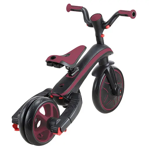 Велосипед детский Globber Explorer Trike Foldable 4в1 до 20 кг бордовый (732-202-2) - фото 15