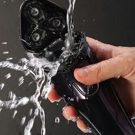 Електробритва акумуляторна VGR V-306 LCD IPX7 роторна з триммером - фото 9