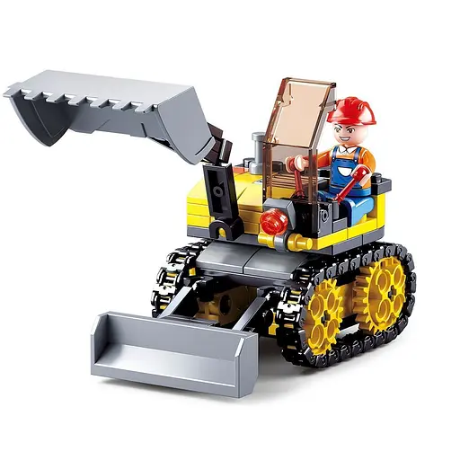 Конструктор SLUBAN Town Місто: Будівельна техніка, M38-B0377, 83 деталі, фігурка, (В асортименті)