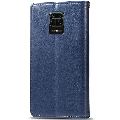 Шкіряний чохол-книжка GETMAN Gallant (PU) для Xiaomi Redmi Note 9s / Note 9 Pro / Note 9 Pro Max Синій - фото 4