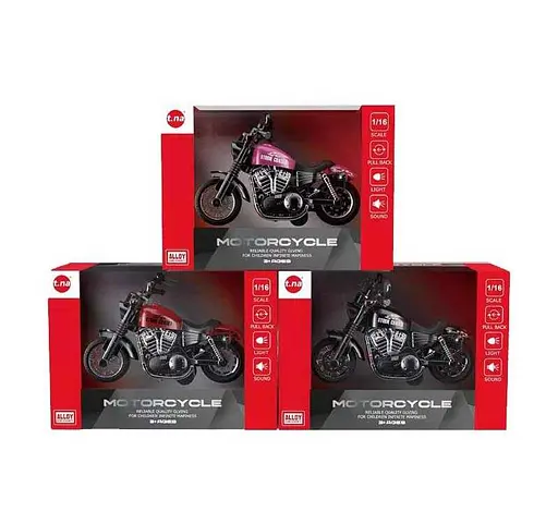 Мотоцикл, TN1231, з музичними та світловими ефектами, інерція (В асортименті) - фото 4