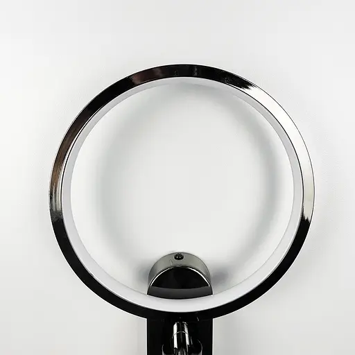 Бра в черном глянцевом корпусе со светодиодным кольцом и спотом Line F Арт. WB21/2 BK - фото 4