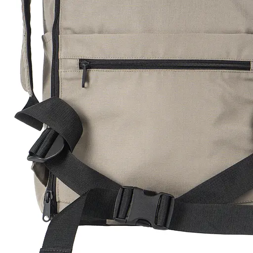 Рюкзак-антикрадій OOLOO Кенгуру 40x30x20 см, сіро-бежевий 2739 - фото 4