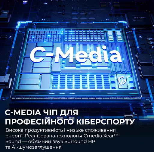 Беспроводные игровые наушники GamePro HSW-191-WHB Asgard Skadi Wireless 7.1 White-Blue - фото 12