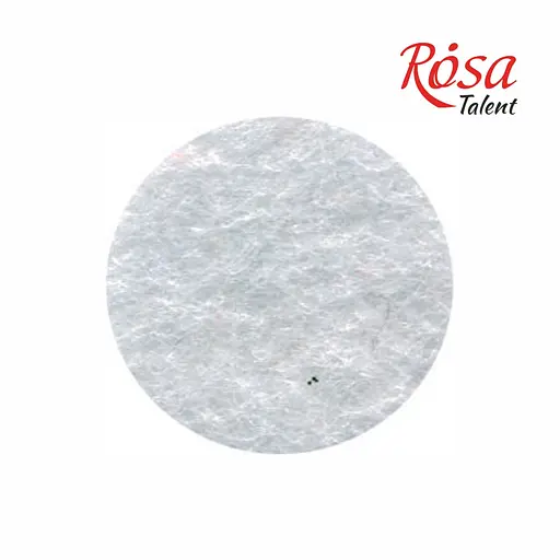 Фетр листковий, поліестер Rosa Talent 21, 5х28 см Білий 180г/м2 - фото 3