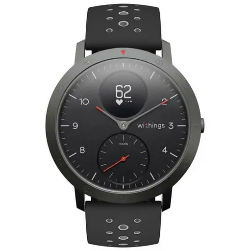 Смарт-годинник Withings Steel HR Sport Watch 40 mm Black/Grey - фото 2