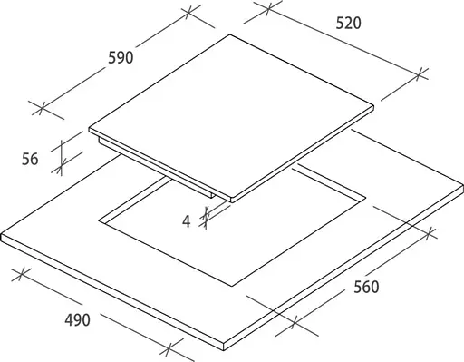 Варильна поверхня Candy CTP6SC4/E14U індукційна - фото 6