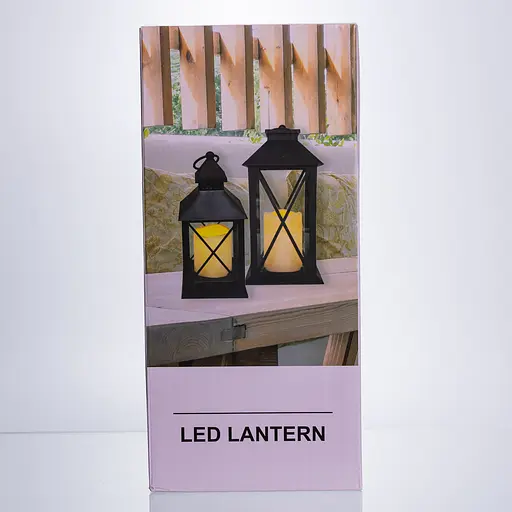 Ліхтар новорічний декоративний Yiwu підвісний 14×14×30 см Yiwu CR-3-1 - фото 6