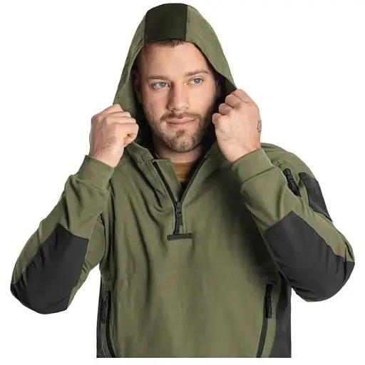 Кофта тактична Helikon-Tex RANGE HOODIE - TopCool оливковий S - фото 6
