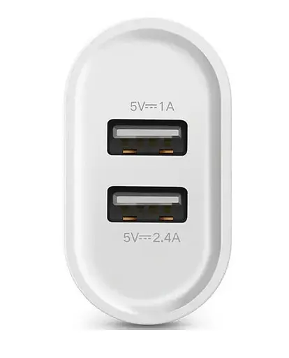 Зарядний пристрій Ugreen CD104 2xUSB 3.4 A Charger білий - фото 2