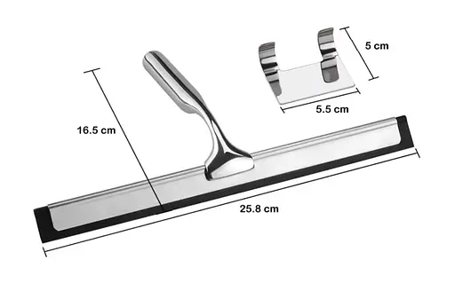 Скребок для стекла Rea Black REA-70001, Черный - фото 7