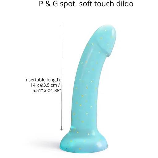 Дилдо з блискітками Love To Love Dildolls - Nightfall - фото 2