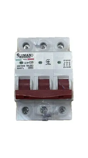 Автоматичний вимикач ВА-2021 3р С 40А 6кА ТМ LUMANO - фото 1