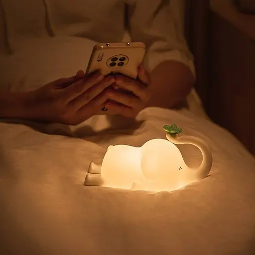 Силиконовый беспроводной ночник «Слоник» - фото 8