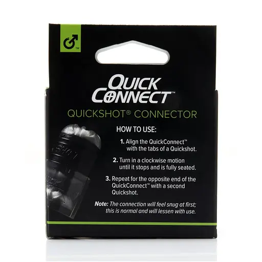 Адаптер Fleshlight Quickshot Quick Connect для з'єднання двох квікшотів в одну іграшку - фото 4