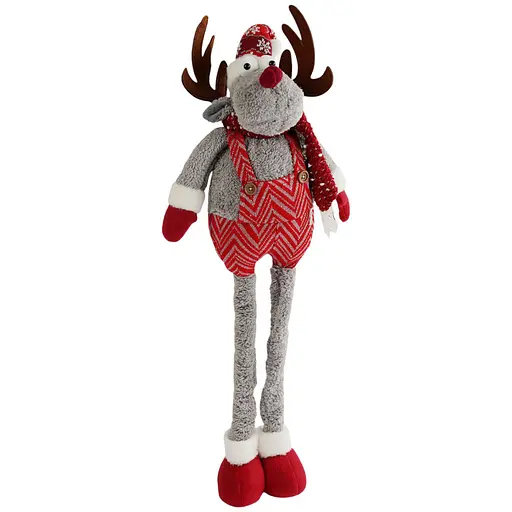Новогодняя декоративная игрушка C 67857 с телескопическими ножками, олень.