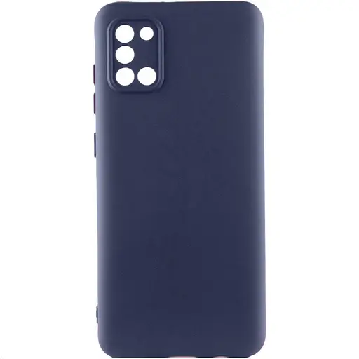 Чохол TPU GETMAN Liquid Silk Full Camera для Samsung Galaxy A31 Синій / Midnight Blue