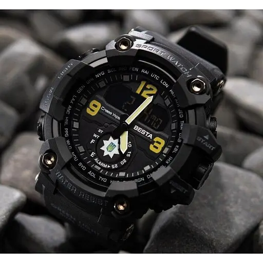 Мужские наручные часы Besta Police (Черные) - фото 8