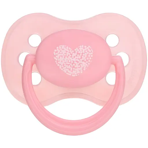 Силиконовая симметричная пустышка Canpol Babies Pastelove розовый 6-18 мес. (22/417)