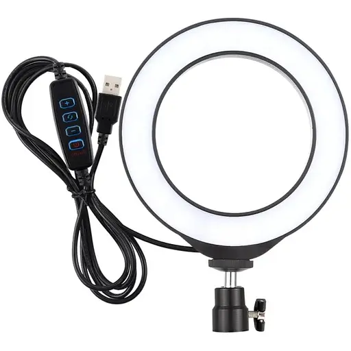 Кільцева USB LED лампа Puluz PU378 6.2"
