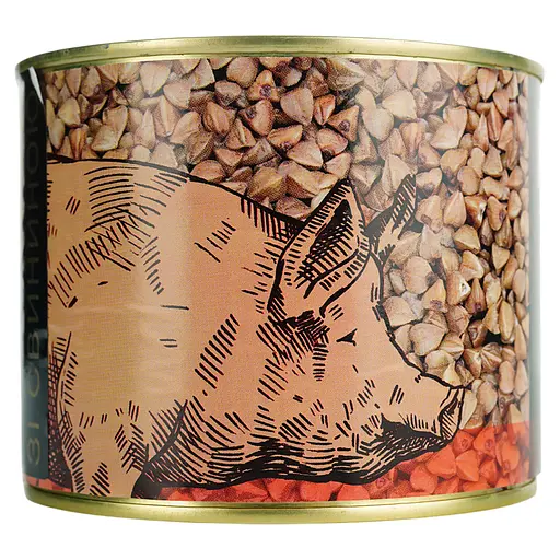 Гречана каша Алан зі свининою 525 г - фото 5