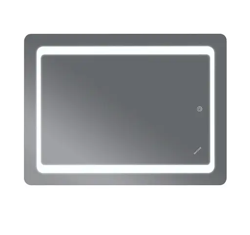 Дзеркало Mixxus TWEE MR09-80x60-REVERSE з LED Touch, Anti-fog, димером, регулюванням яскравості (MI6660) - фото 2