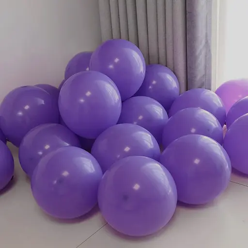 Шарик воздушный латексный 30 см (100) пурпур, матовый, IDEA7-DL-004 - фото 3