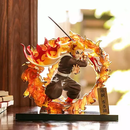 Фигурка Клинок, уничтожающий демонов Кэдзюро Рэнгёку Demon Slayer Kyojuro Rengoku 18 см KH DS KR - фото 2