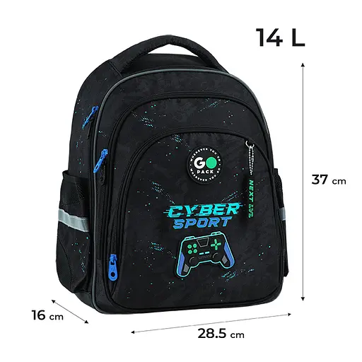 Рюкзак GoPack Education 2606S Win The Game Черный (GO26-2606S-5) - фото 2