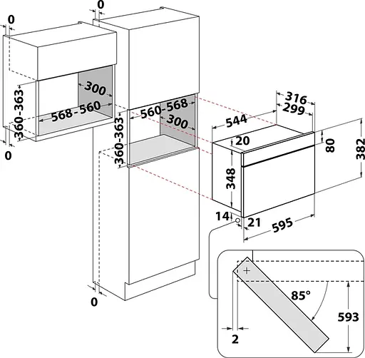 Мікрохвильова піч WHIRLPOOL MBNA920B (вбудована) - фото 7