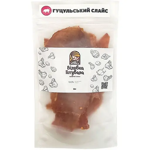 Мясные слайсы Білявка Готувала Свинина гуцульская 50 г - фото 1