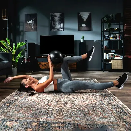 Фитбол Hop-Sport 25см черный - фото 4