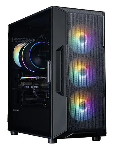 Корпус Zalman I3 Neo V2 Tempered Glass без БЖ Black (I3NEOV2BLACK) - фото 6