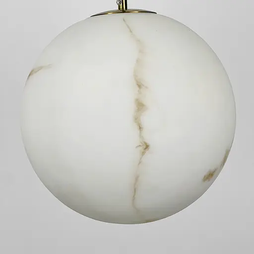Підвісний світильник-куля з імітацією мармуру Ø 28 см Line F SGJ27-280 - фото 4