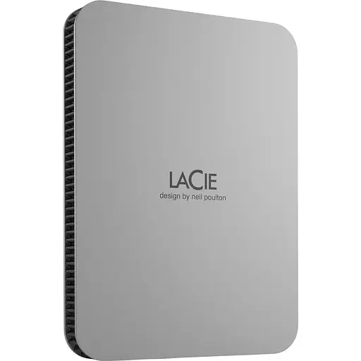Зовнішній жорсткий диск LaCie Mobile Drive 2TB Moon Silver (STLP2000400) [132822] - фото 2