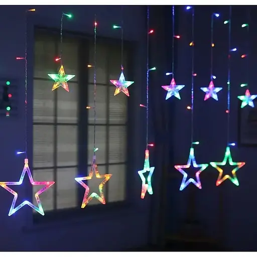 Гірлянда світлодіодна LTD iтора Зорепад 2.5 м 138 LED 12 зірок 220В Multi color