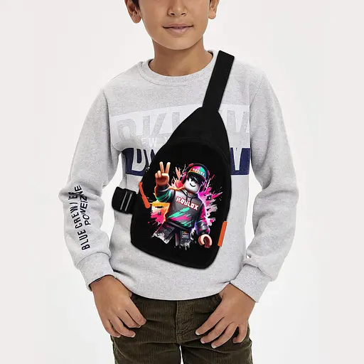 Сумка через плече дитяча Roblox 29х17 см сумка слінг для хлопчика (01989)