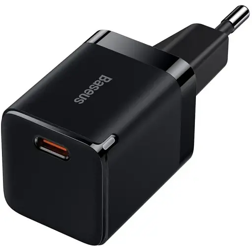 Зарядний пристрій Baseus GaN3 Fast Charger 30 W (1 Type-C) CCGN010101 - фото 1