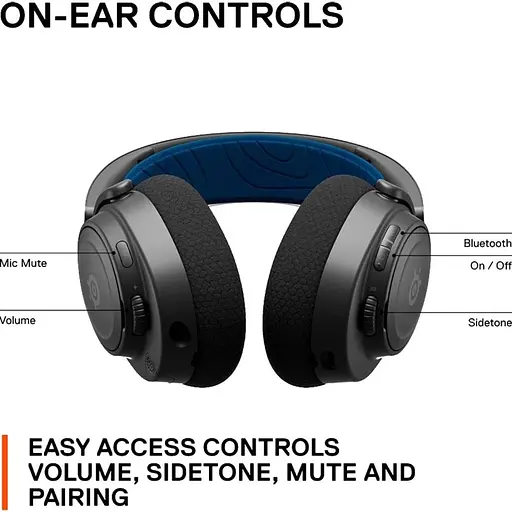 Навушники ігрова гарнітура з мікрофоном SteelSeries Arctis Nova 7P Black (61559) - фото 9