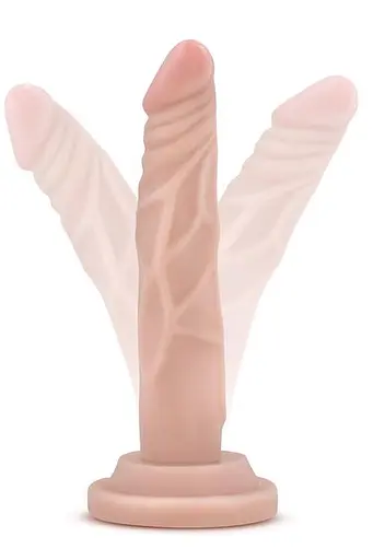 Фалоімітатор Dr. Skin Mini Cock 5 14.6 см тілесний - фото 3