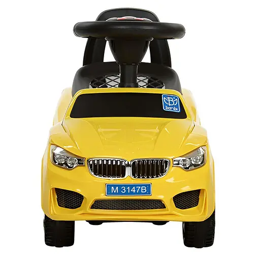 Дитяча каталка-толокар Bambi Racer з музикою та світлом жовта (M 3147B-6) - фото 2