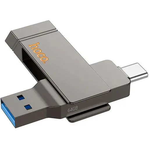 Hoco Clever USB3.2 Type-C Flash Drive (64GB) UD15 |exFAT/FAT32| - фото 1