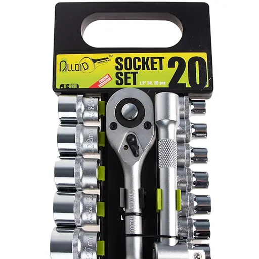 Набор головок Alloid 1/2, 8-32 мм 20 предметов (НГ-4020П) - фото 3