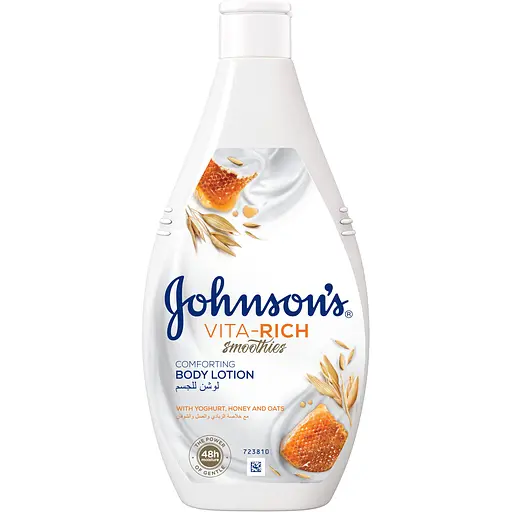 Лосьйон для тіла Johnson’s Vita-Rich Smoothies доглядальний з йогуртом вівсом і медом 400 мл